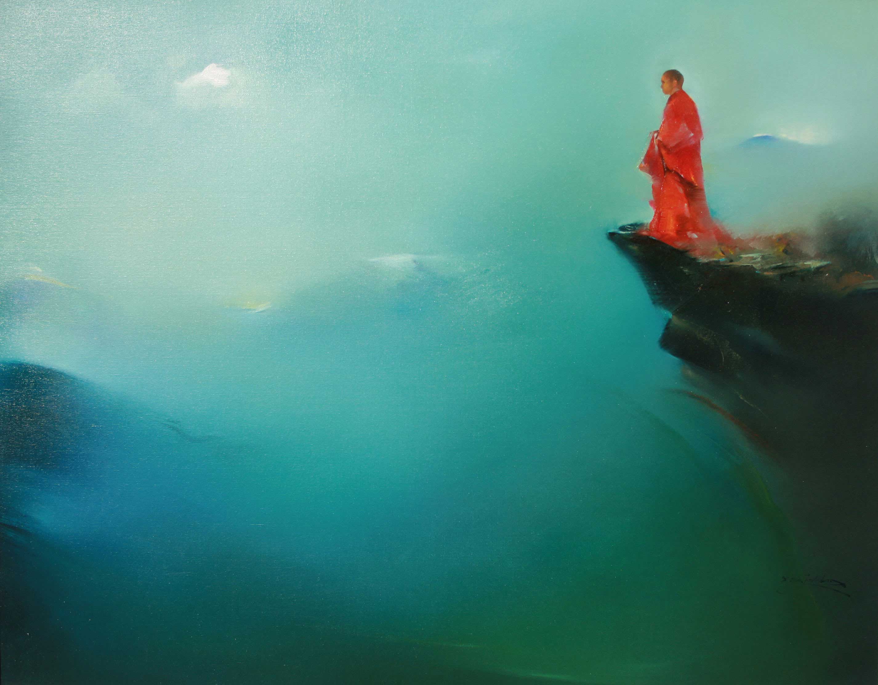« Buddhist monk» by Javkhaa